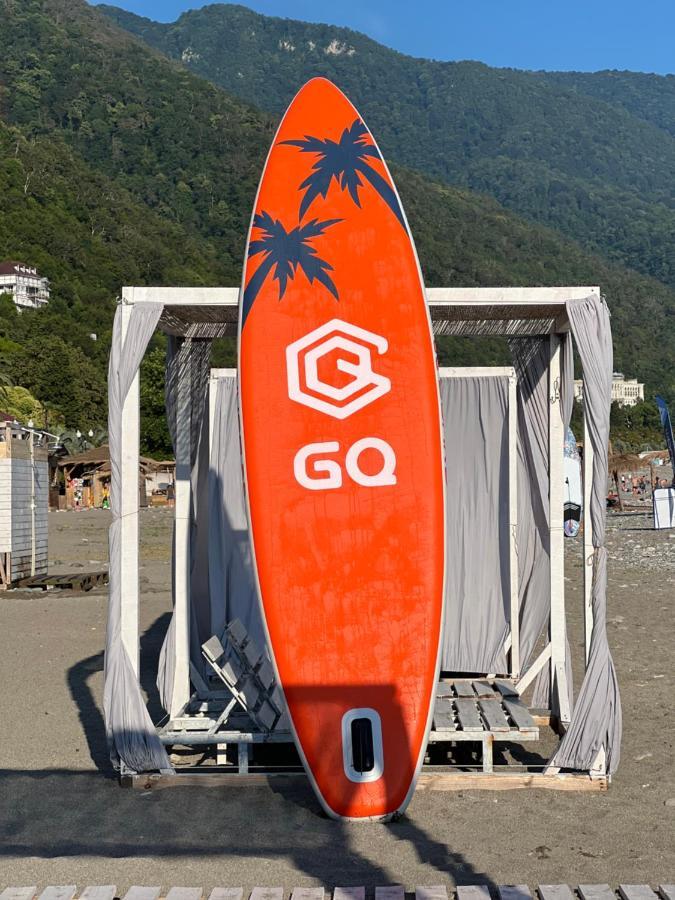 Gagra Hotel Printsevskii Zamok ภายนอก รูปภาพ
